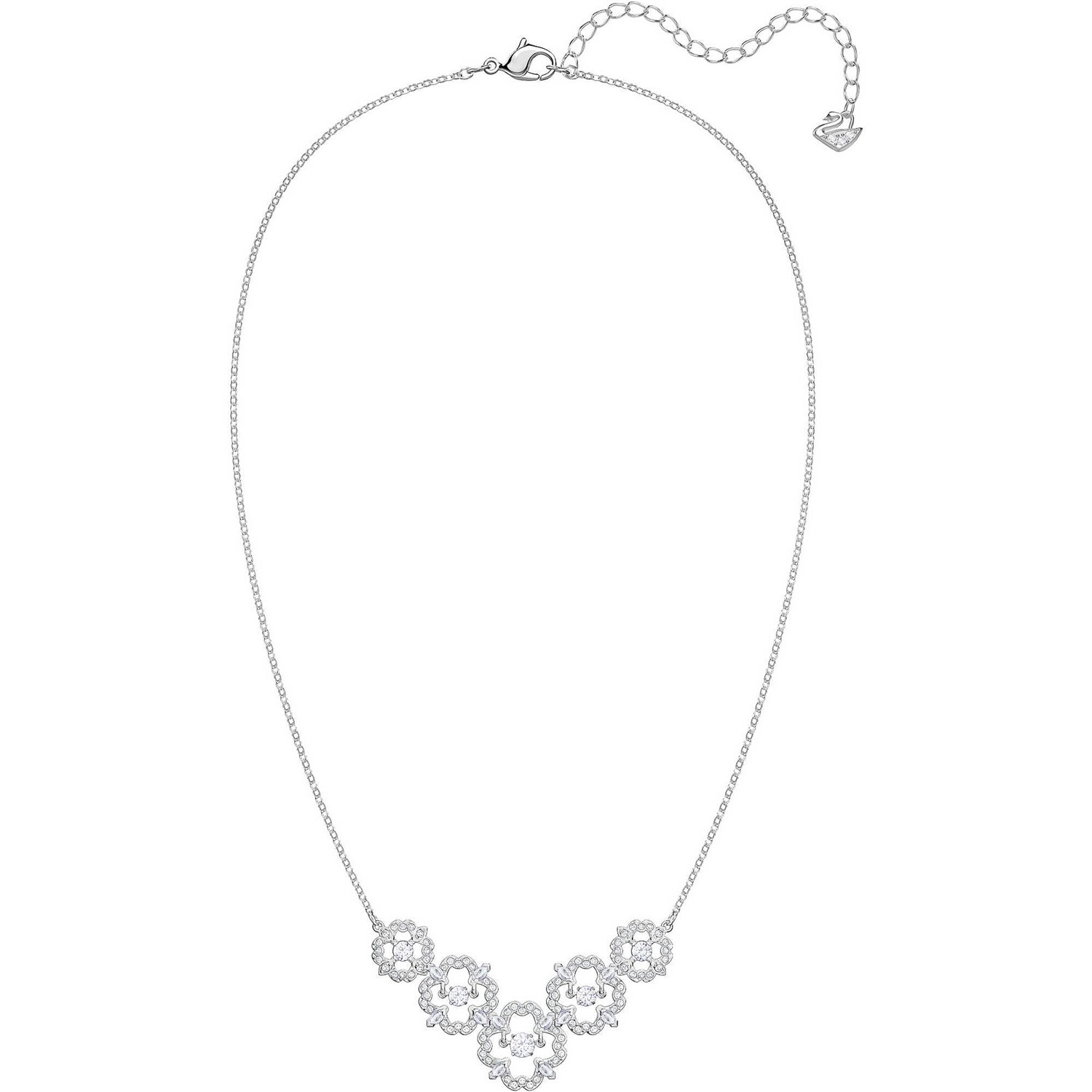 Sparkling dance flower necklace clearance